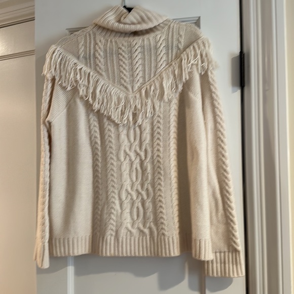 Joie cable knit sweater with fringe detail - Picture 4 of 5